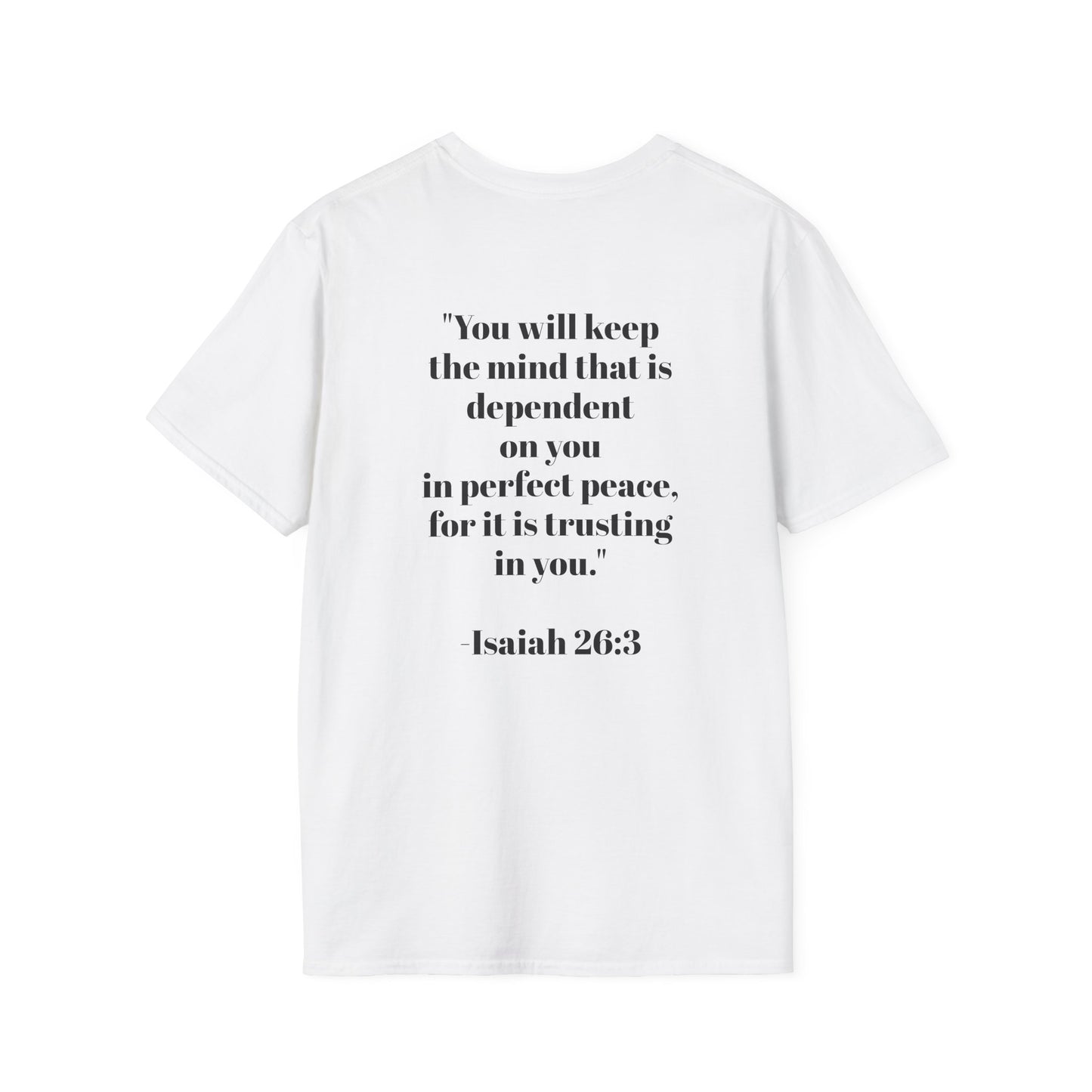 Faith-Inspired T-Shirt - Isaiah 26:3