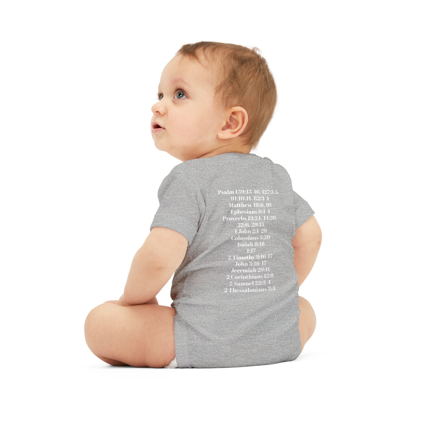 God's Love Infant Jersey One Piece - Inspirational Baby Bodysuit