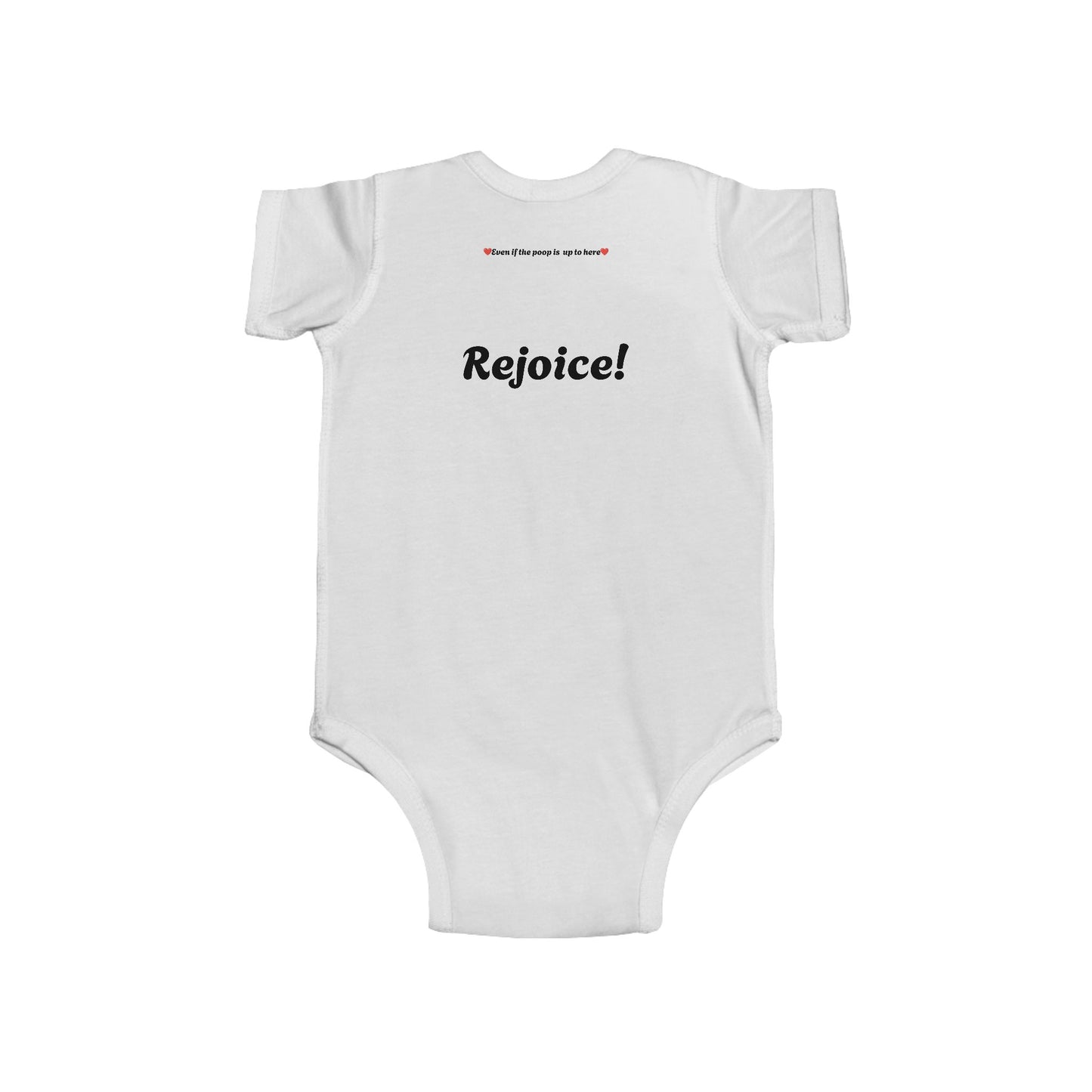 Christian Infant Bodysuit - "Rejoice in the Lord!!!"