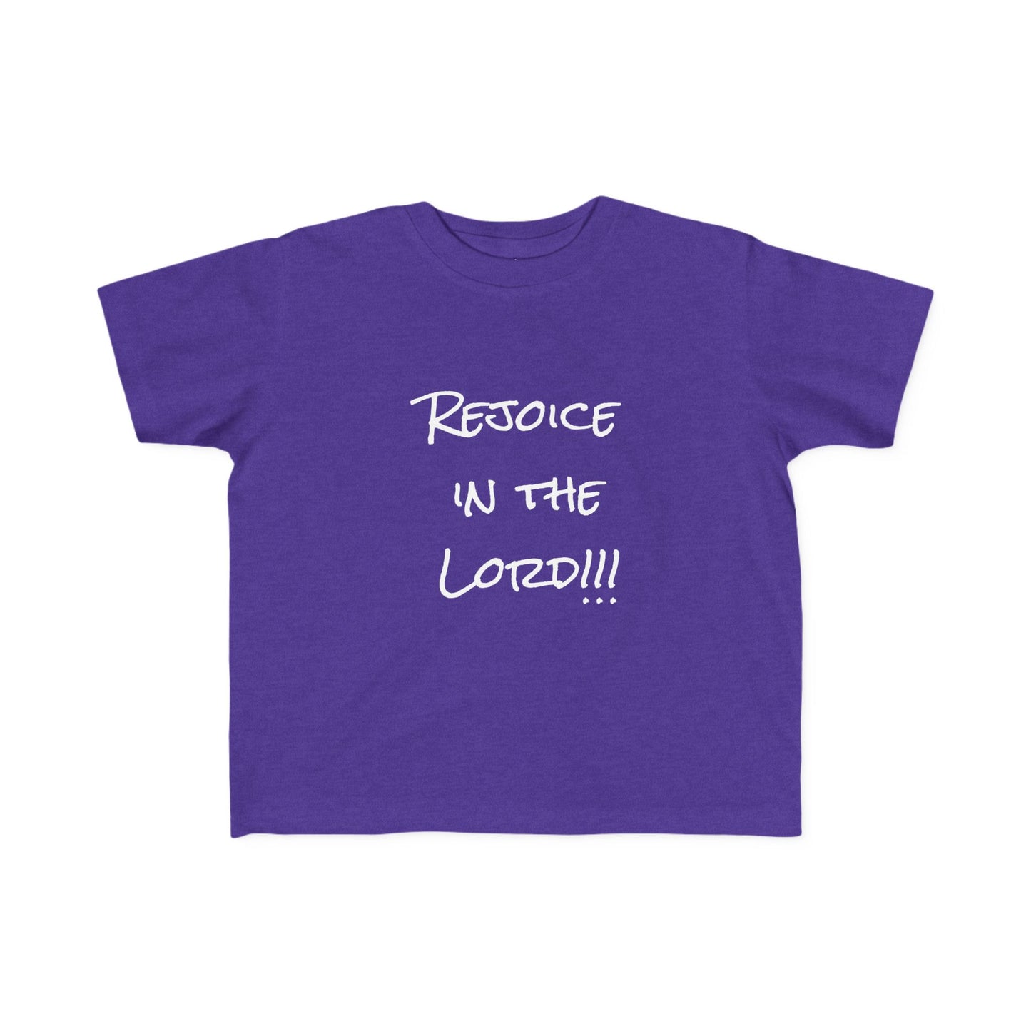 Toddler's Rejoice in the Lord Tee - Fun & Inspirational Shirt for Kids