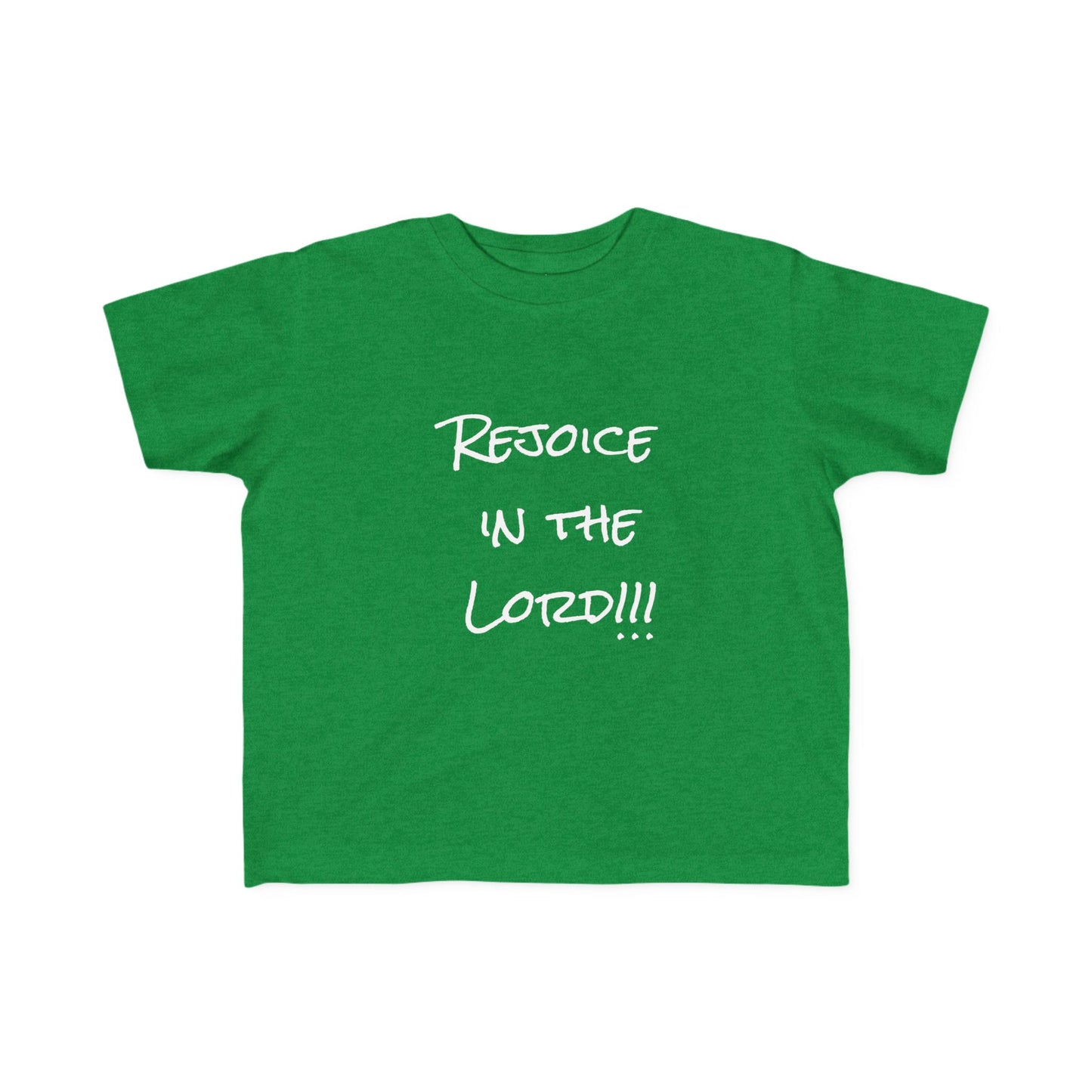 Toddler's Rejoice in the Lord Tee - Fun & Inspirational Shirt for Kids