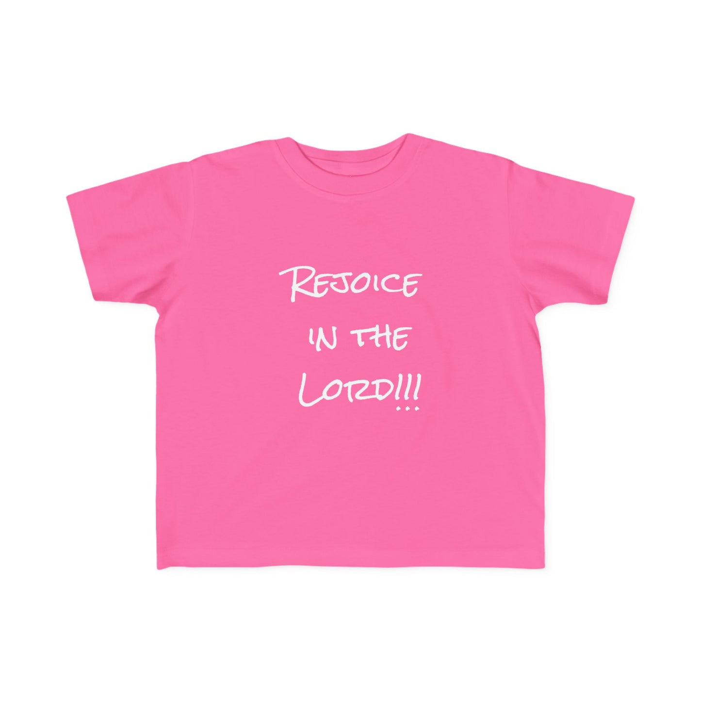 Toddler's Rejoice in the Lord Tee - Fun & Inspirational Shirt for Kids