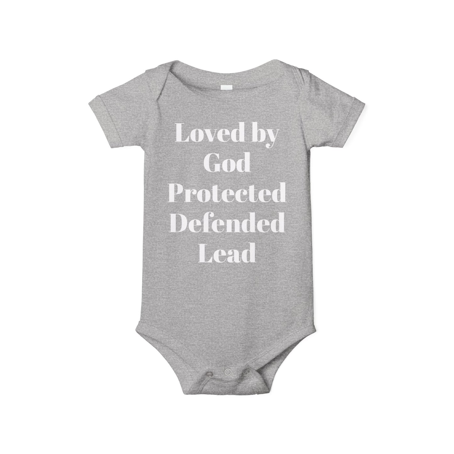 God's Love Infant Jersey One Piece - Inspirational Baby Bodysuit