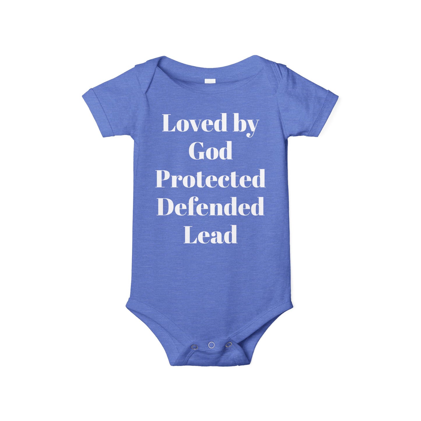 God's Love Infant Jersey One Piece - Inspirational Baby Bodysuit