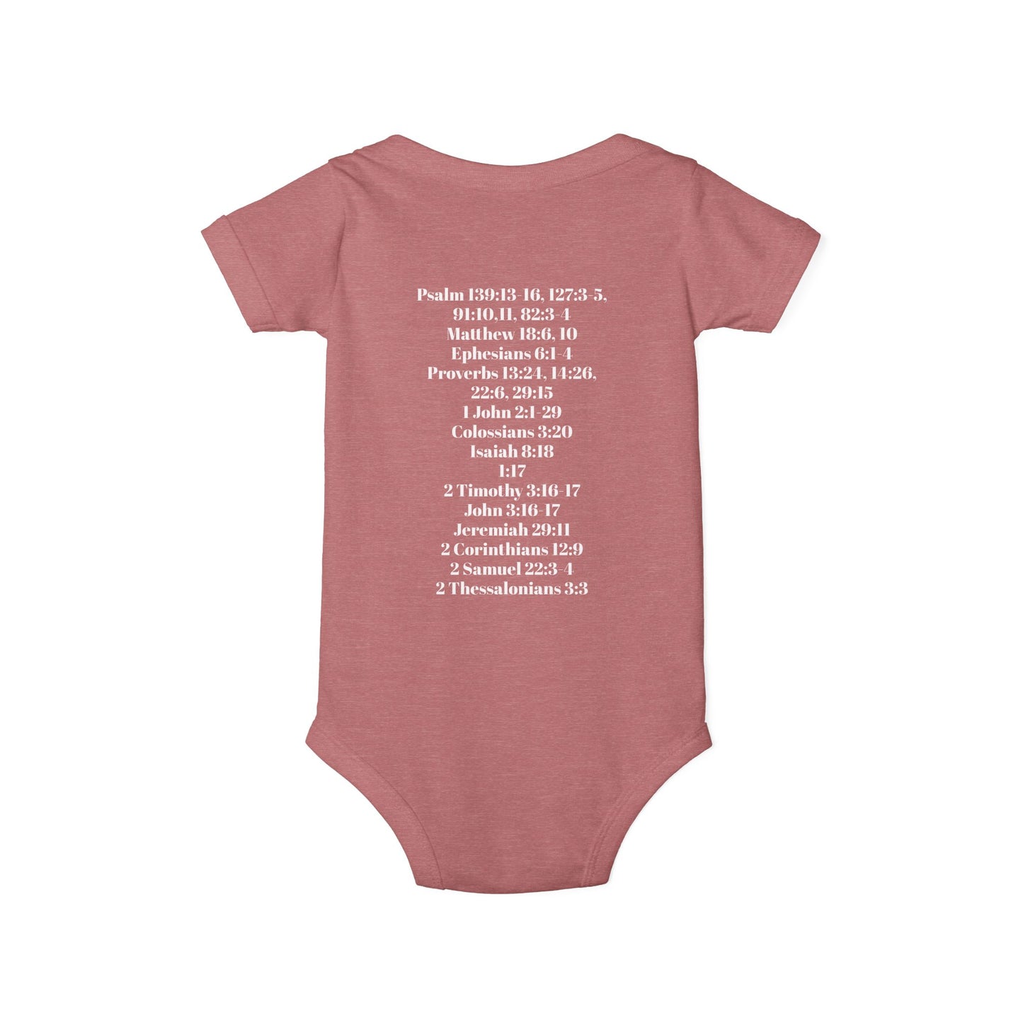 God's Love Infant Jersey One Piece - Inspirational Baby Bodysuit