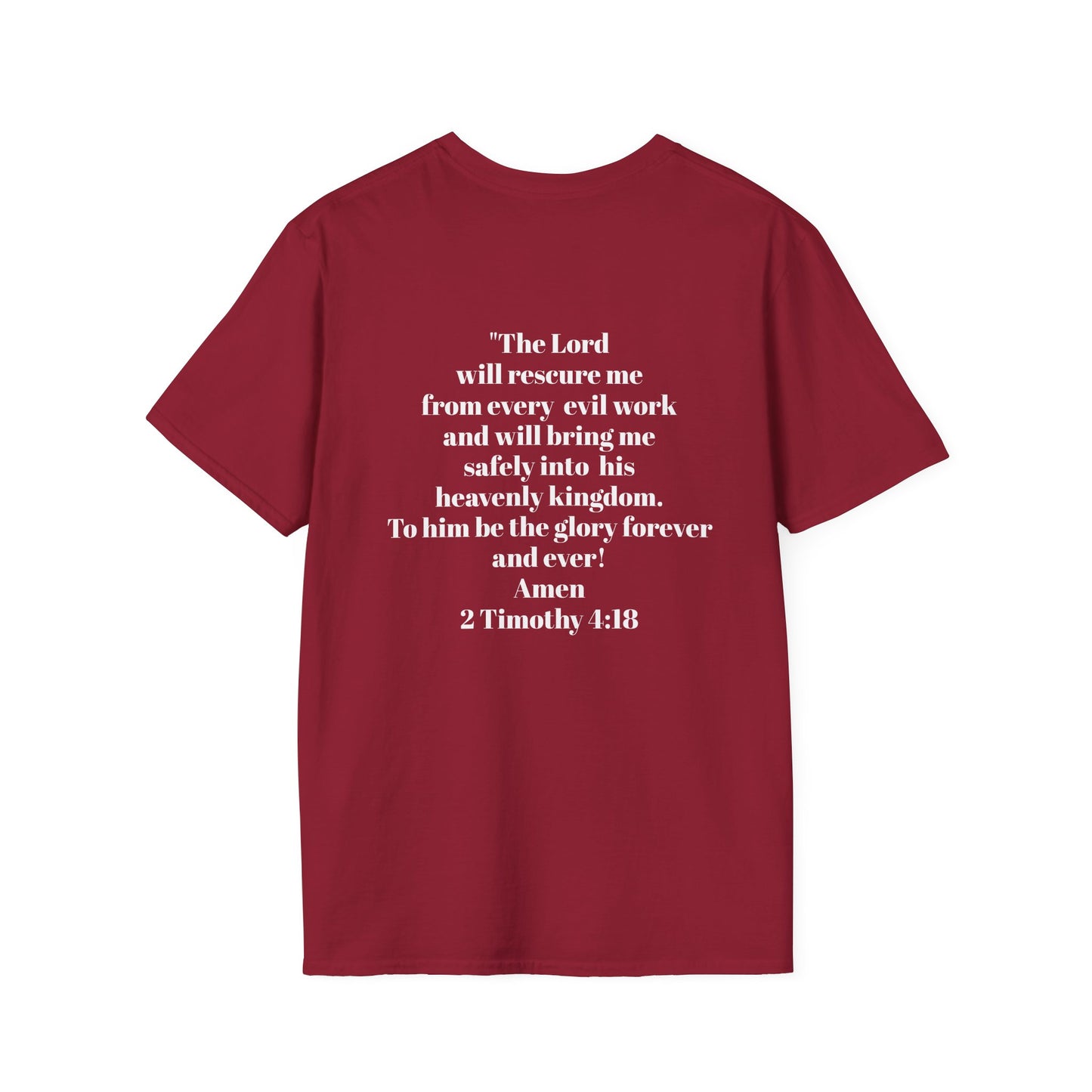 Faith-Inspired T-Shirt - 2 Timothy 4:18