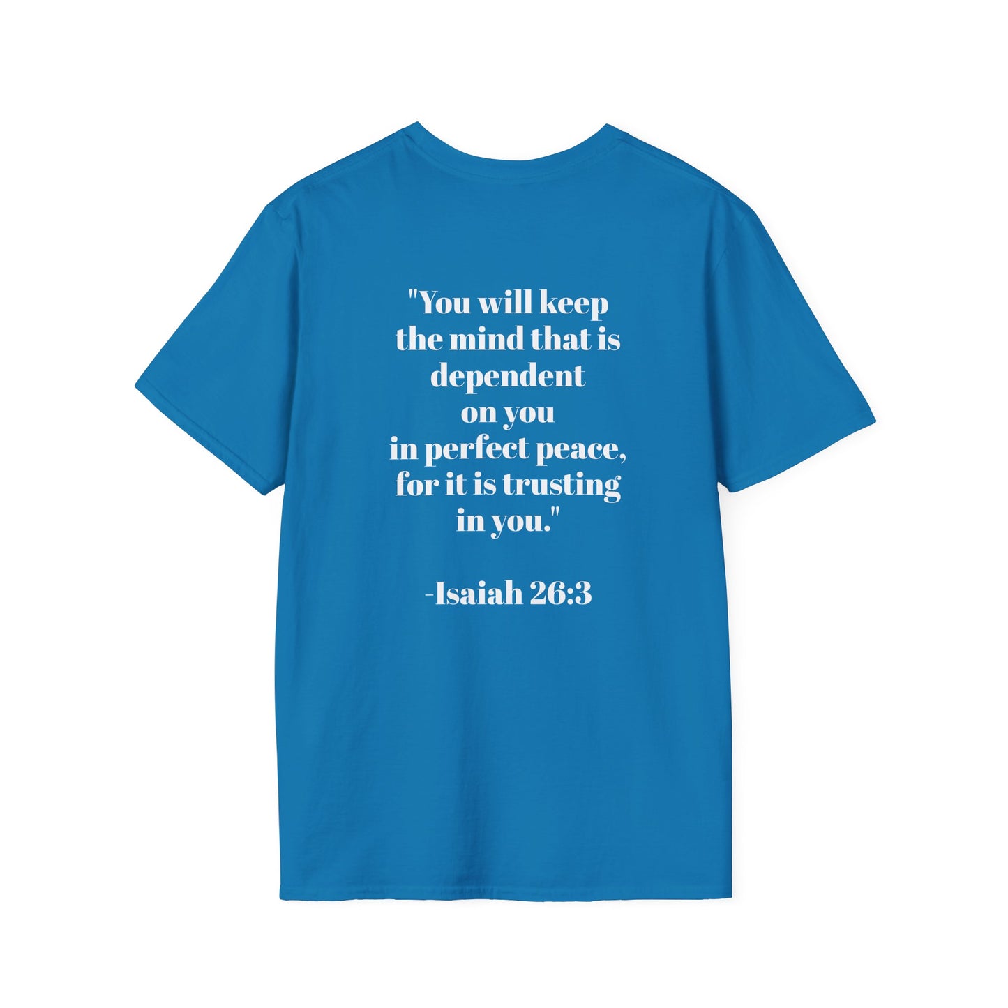 Faith-Inspired T-Shirt - Isaiah 26:3