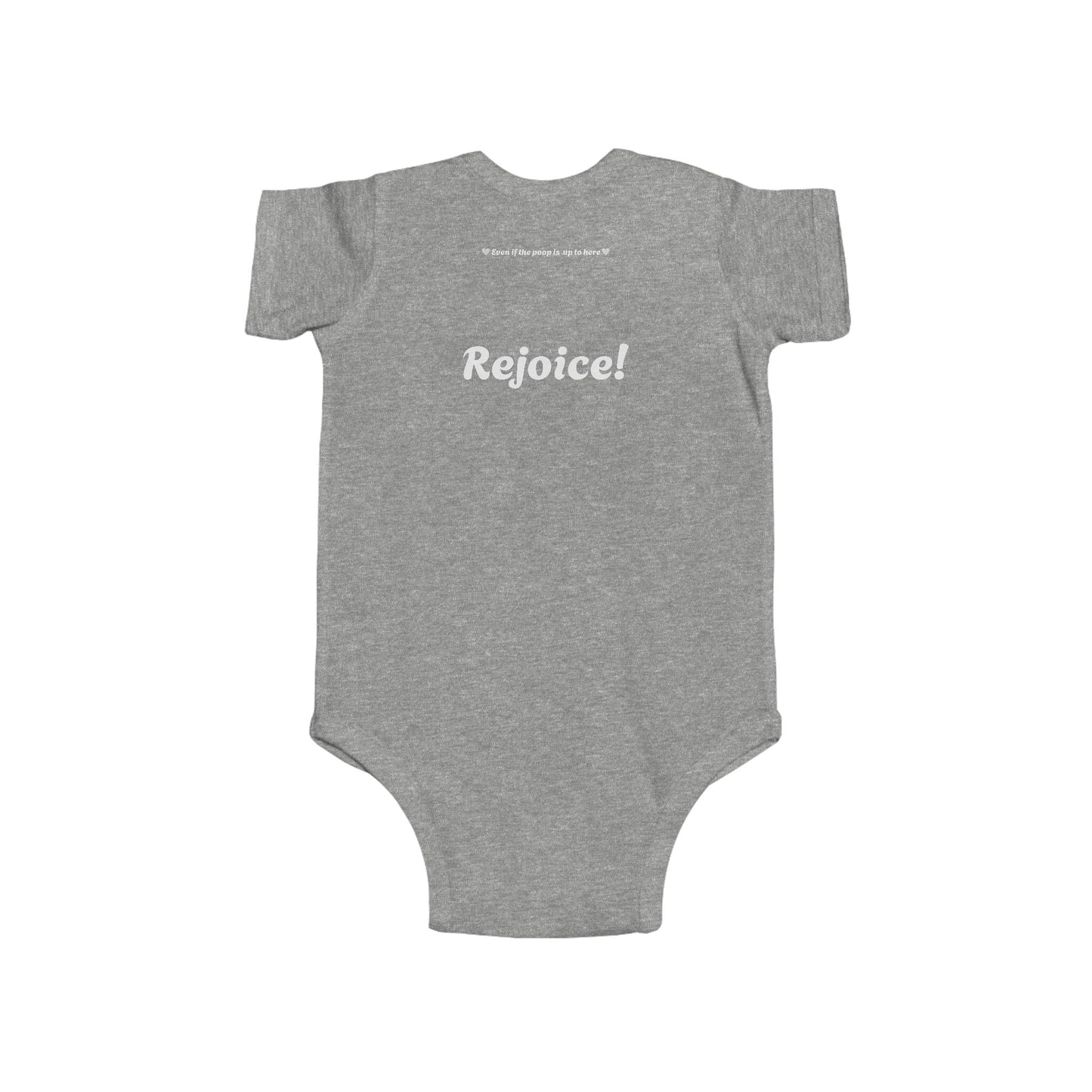 Christian Infant Bodysuit - "Rejoice in the Lord!!!"