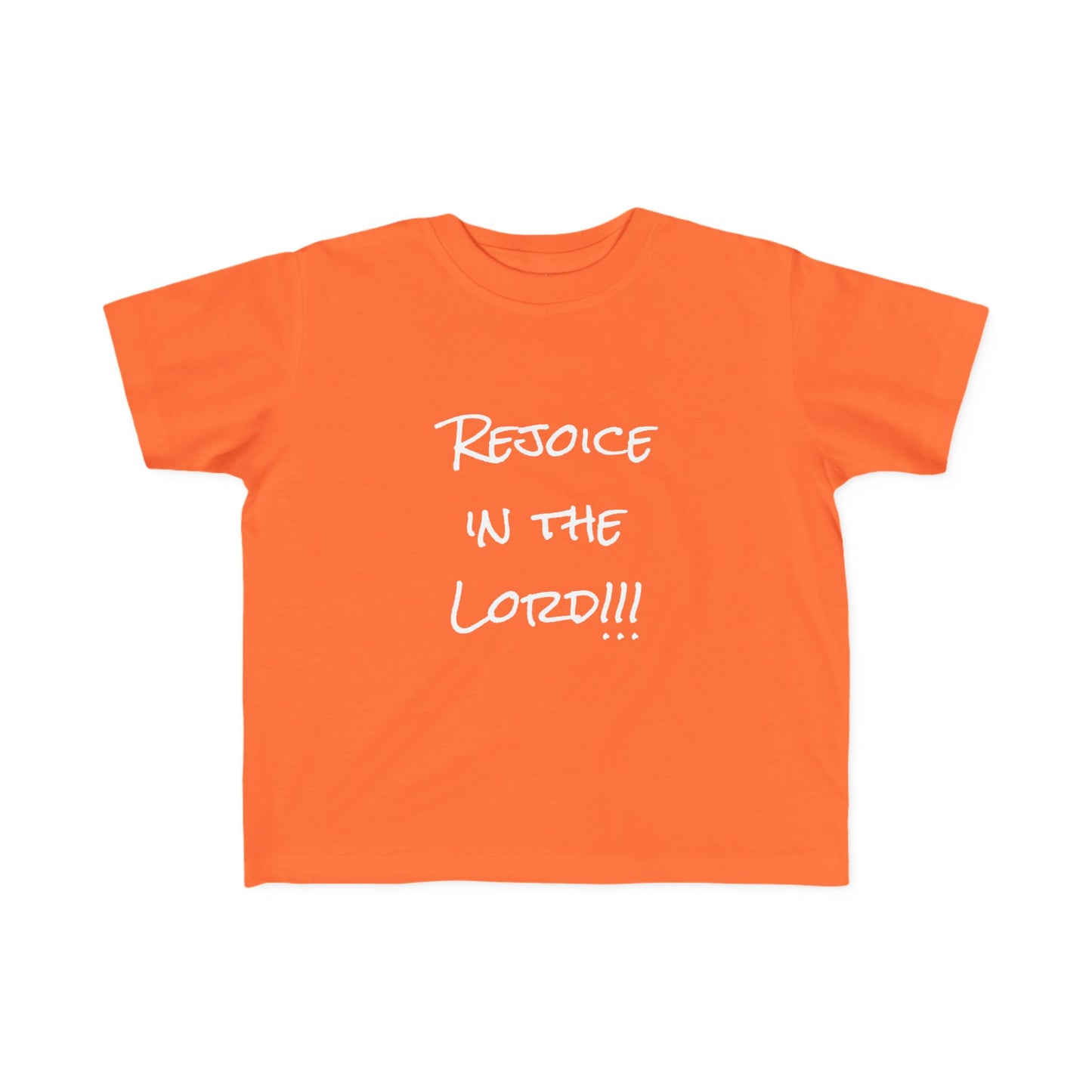 Toddler's Rejoice in the Lord Tee - Fun & Inspirational Shirt for Kids