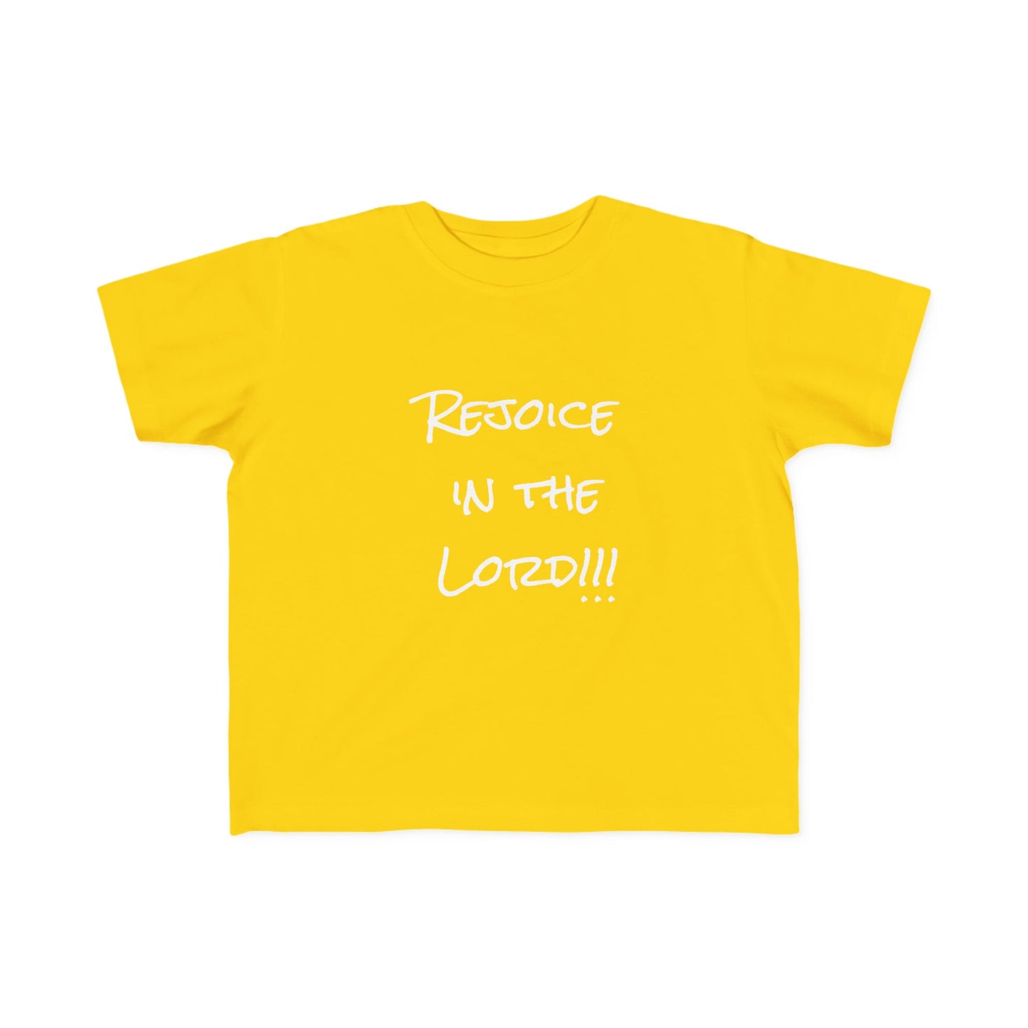 Toddler's Rejoice in the Lord Tee - Fun & Inspirational Shirt for Kids