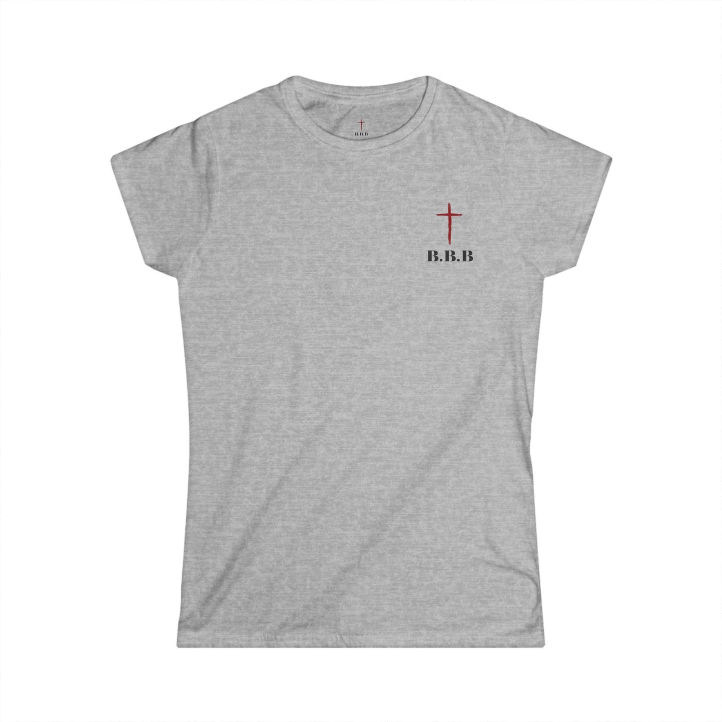 Faith-Inspired Women'sTee - Bought By Blood, Saved By Grace