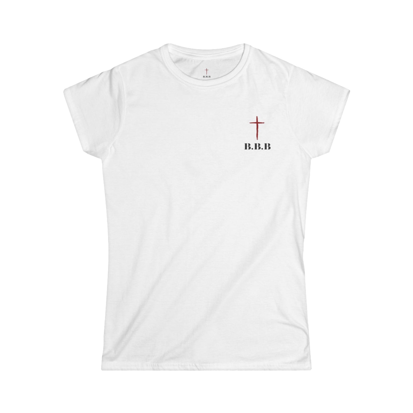 Faith-Inspired Women'sTee - Bought By Blood, Saved By Grace