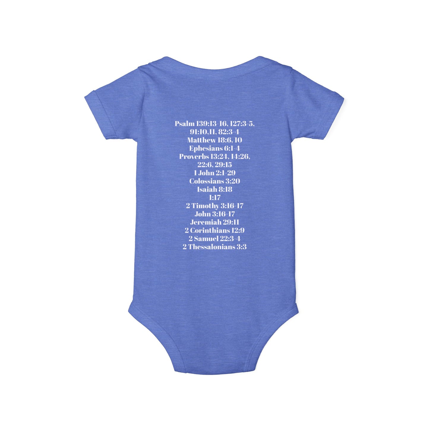 God's Love Infant Jersey One Piece - Inspirational Baby Bodysuit