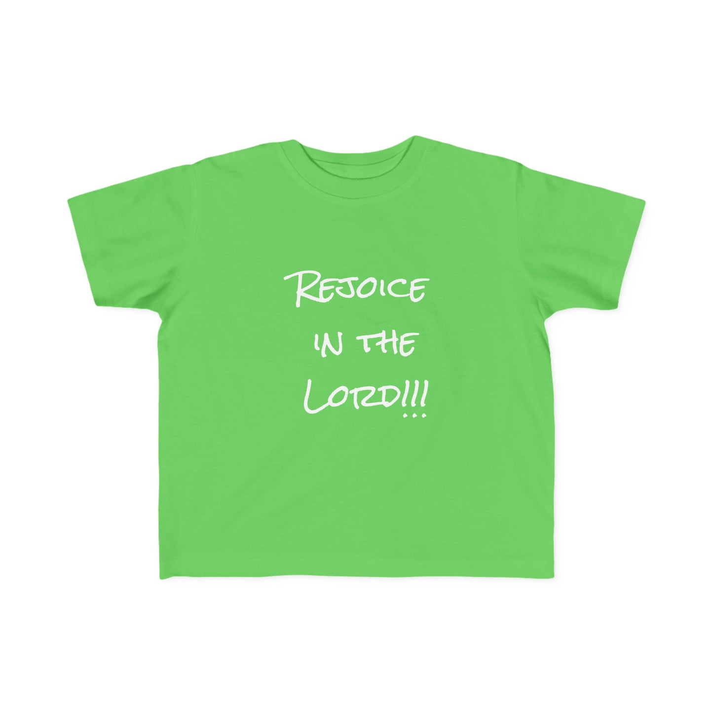 Toddler's Rejoice in the Lord Tee - Fun & Inspirational Shirt for Kids