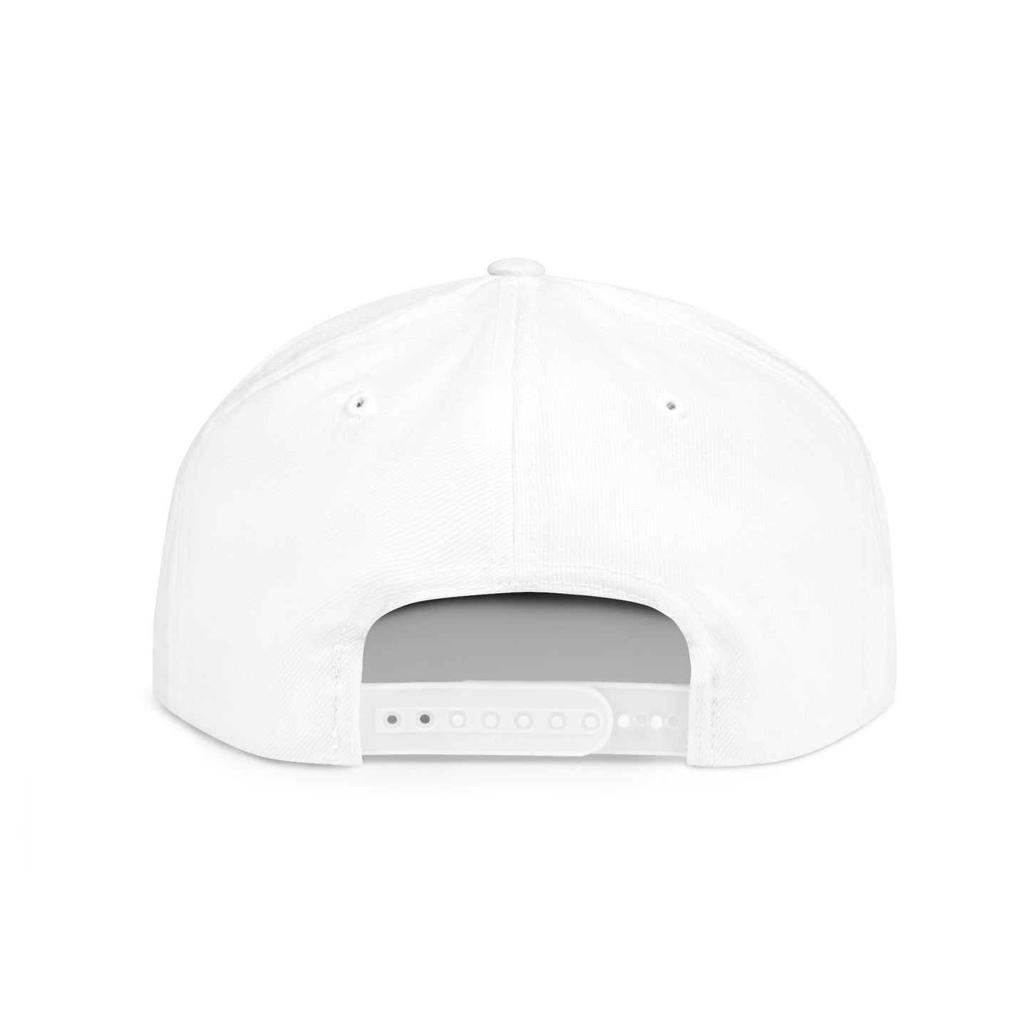 Faith-Inspired Flat Bill Snapback Hat with Cross & B.B.B.