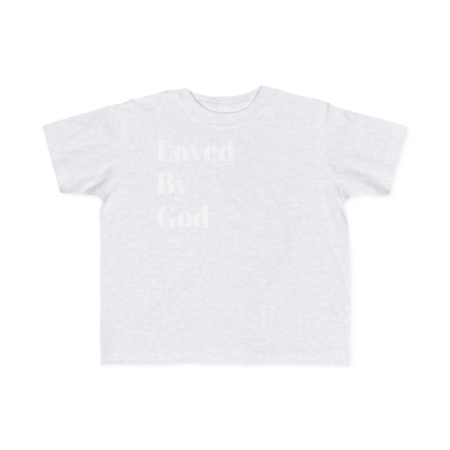 Toddler's Fine Jersey Tee - Loved By God & Protected Defended Shirt