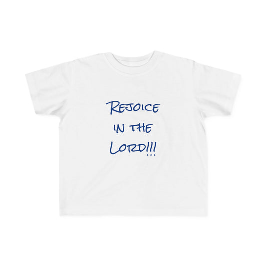 Toddler's Rejoice in the Lord Tee - Fun & Inspirational Shirt for Kids