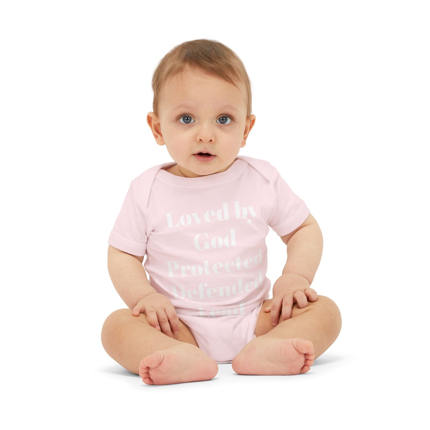 God's Love Infant Jersey One Piece - Inspirational Baby Bodysuit