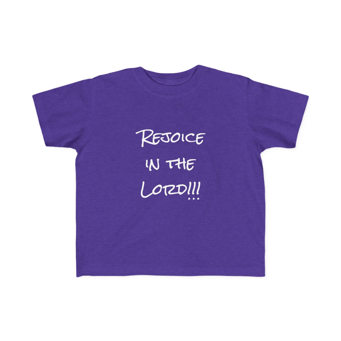 Toddler's Rejoice in the Lord Tee - Fun & Inspirational Shirt for Kids