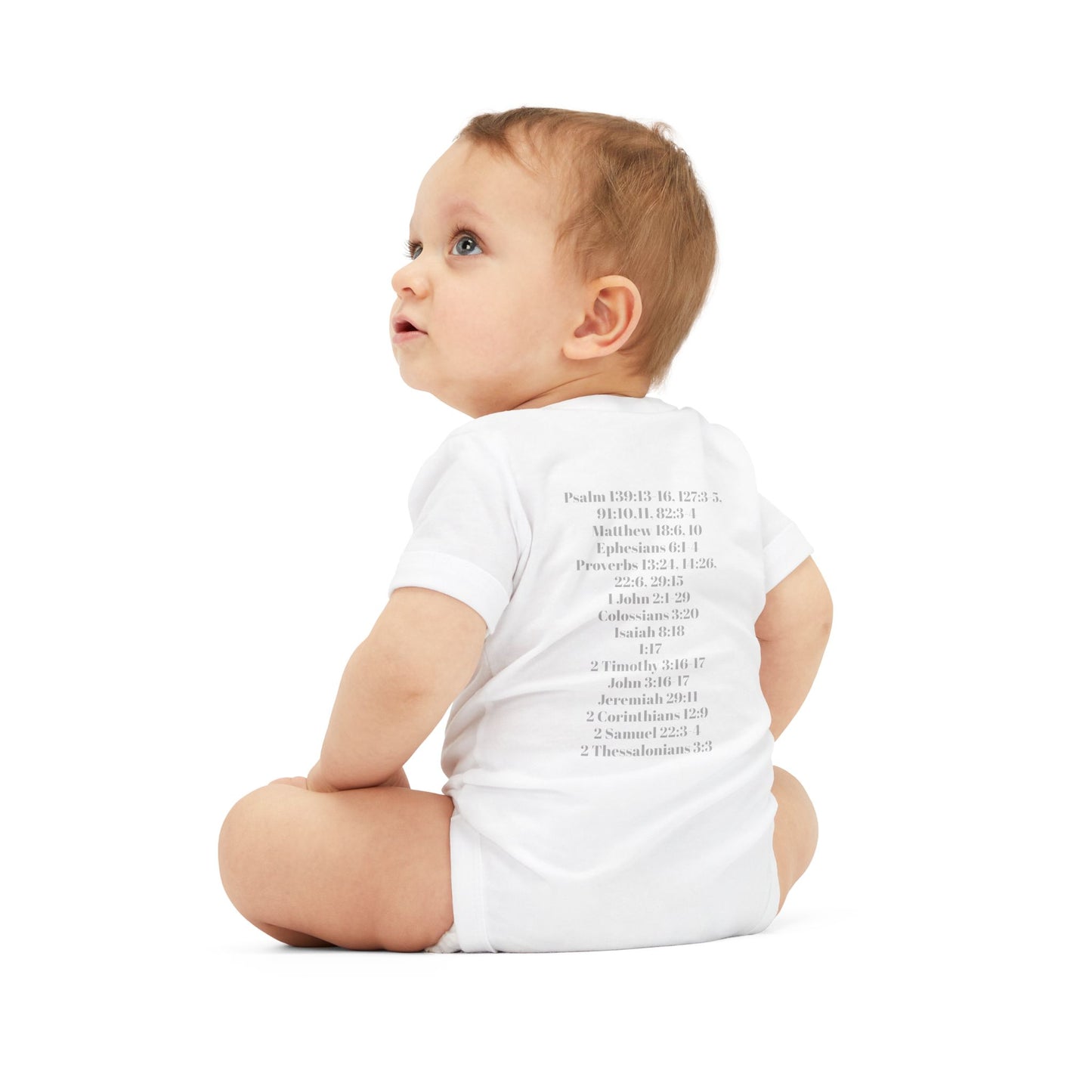 God's Love Infant Jersey One Piece - Inspirational Baby Bodysuit