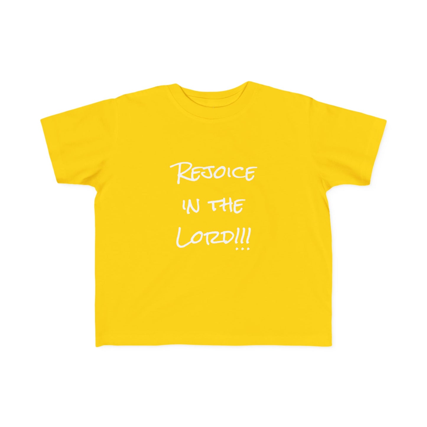 Toddler's Rejoice in the Lord Tee - Fun & Inspirational Shirt for Kids