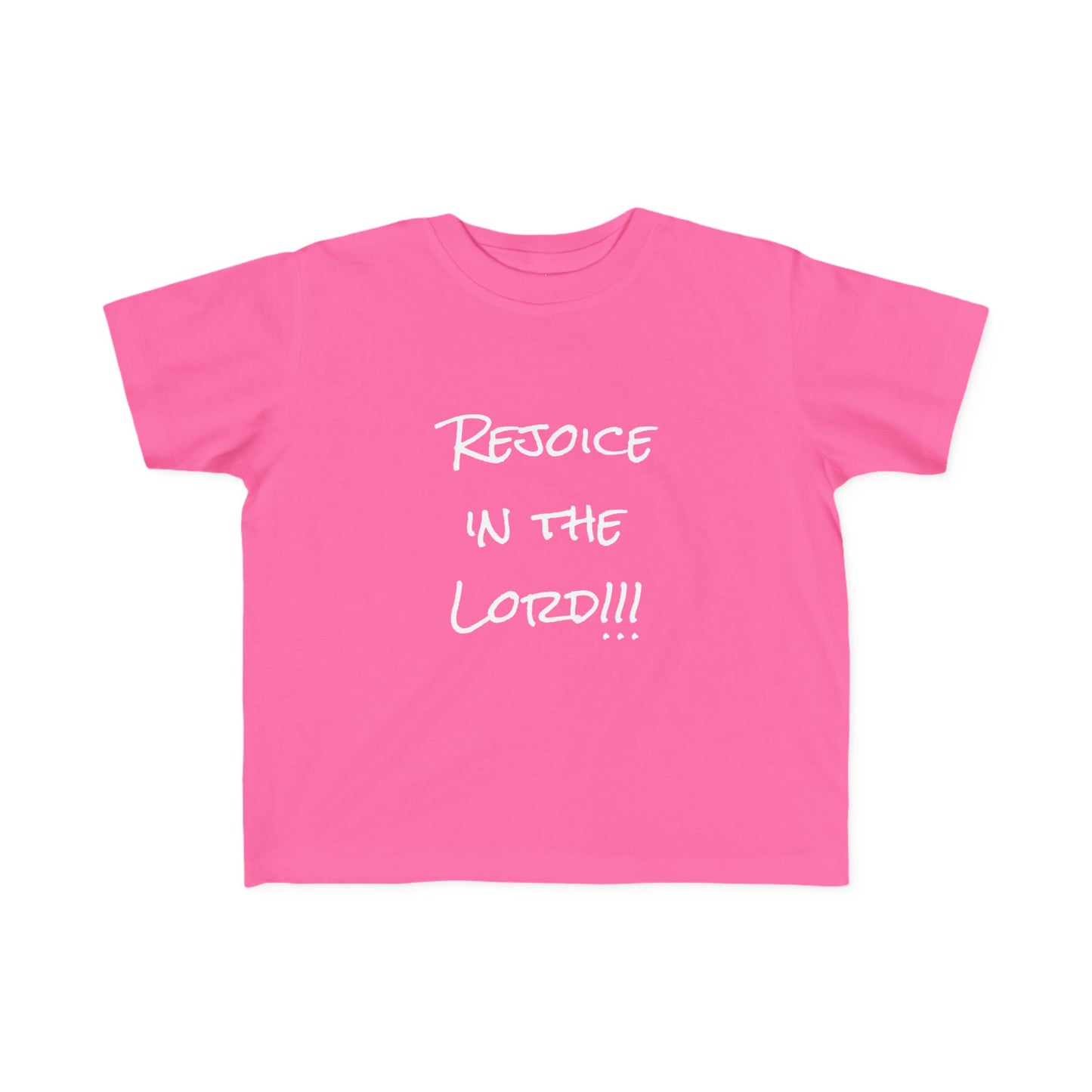 Toddler's Rejoice in the Lord Tee - Fun & Inspirational Shirt for Kids