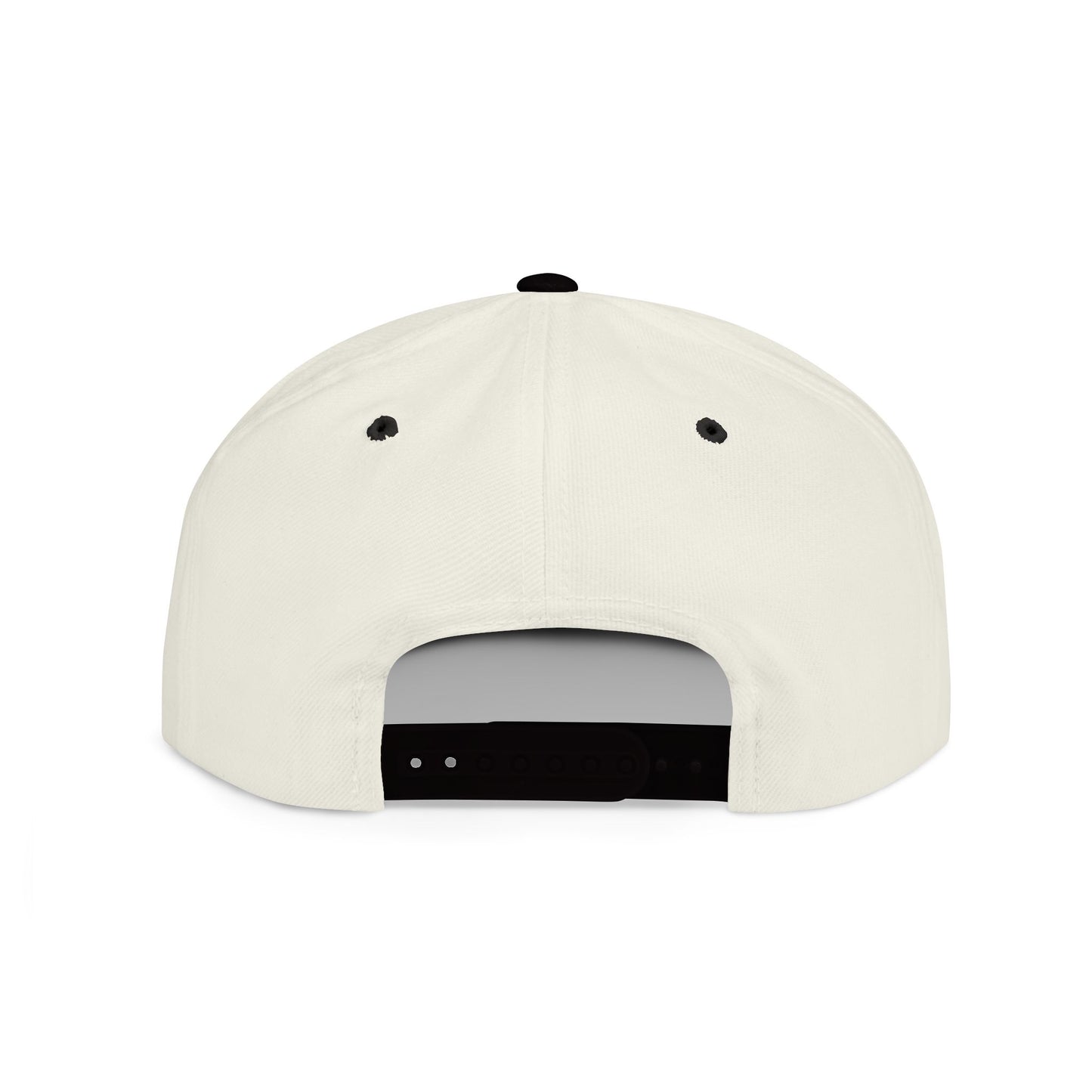 Faith-Inspired Flat Bill Snapback Hat with Cross & B.B.B.