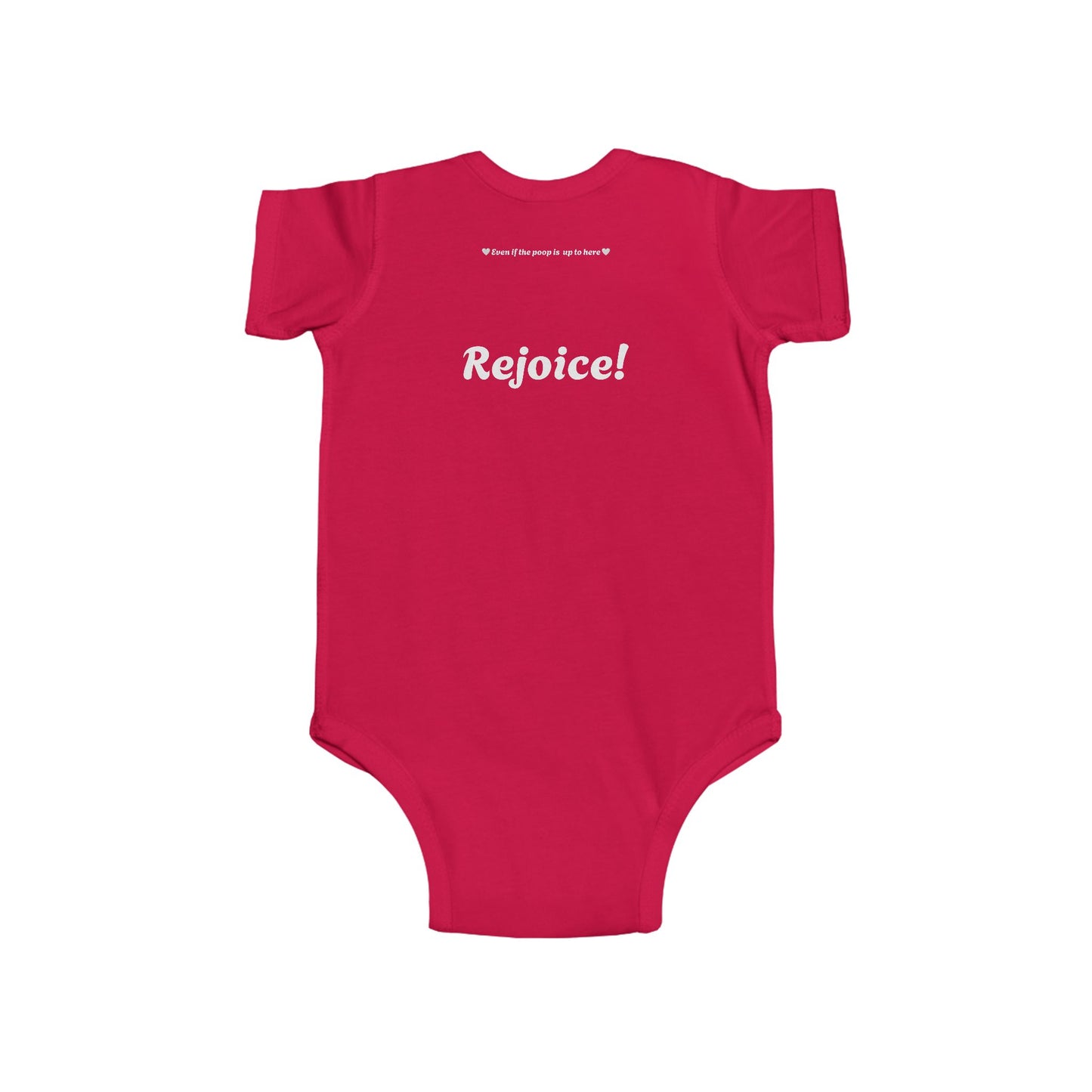 Christian Infant Bodysuit - "Rejoice in the Lord!!!"