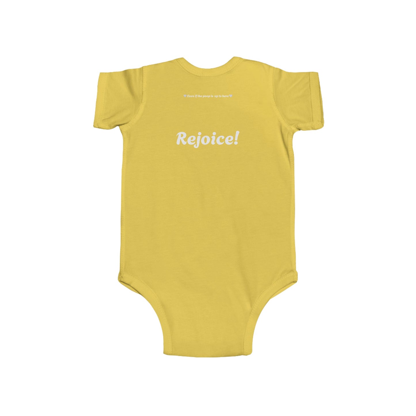 Christian Infant Bodysuit - "Rejoice in the Lord!!!"